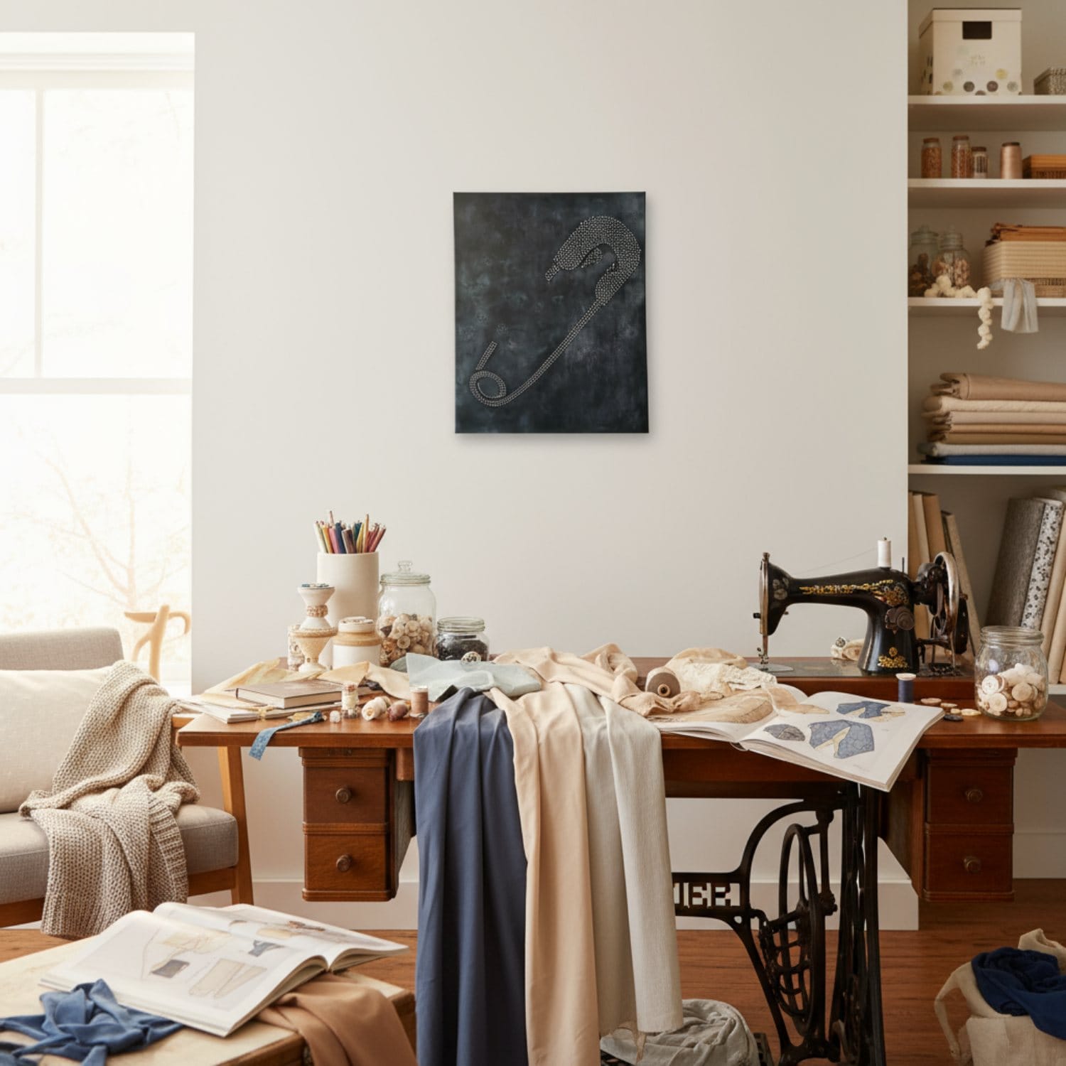 Tableau texturé Point d'attache lifestyle