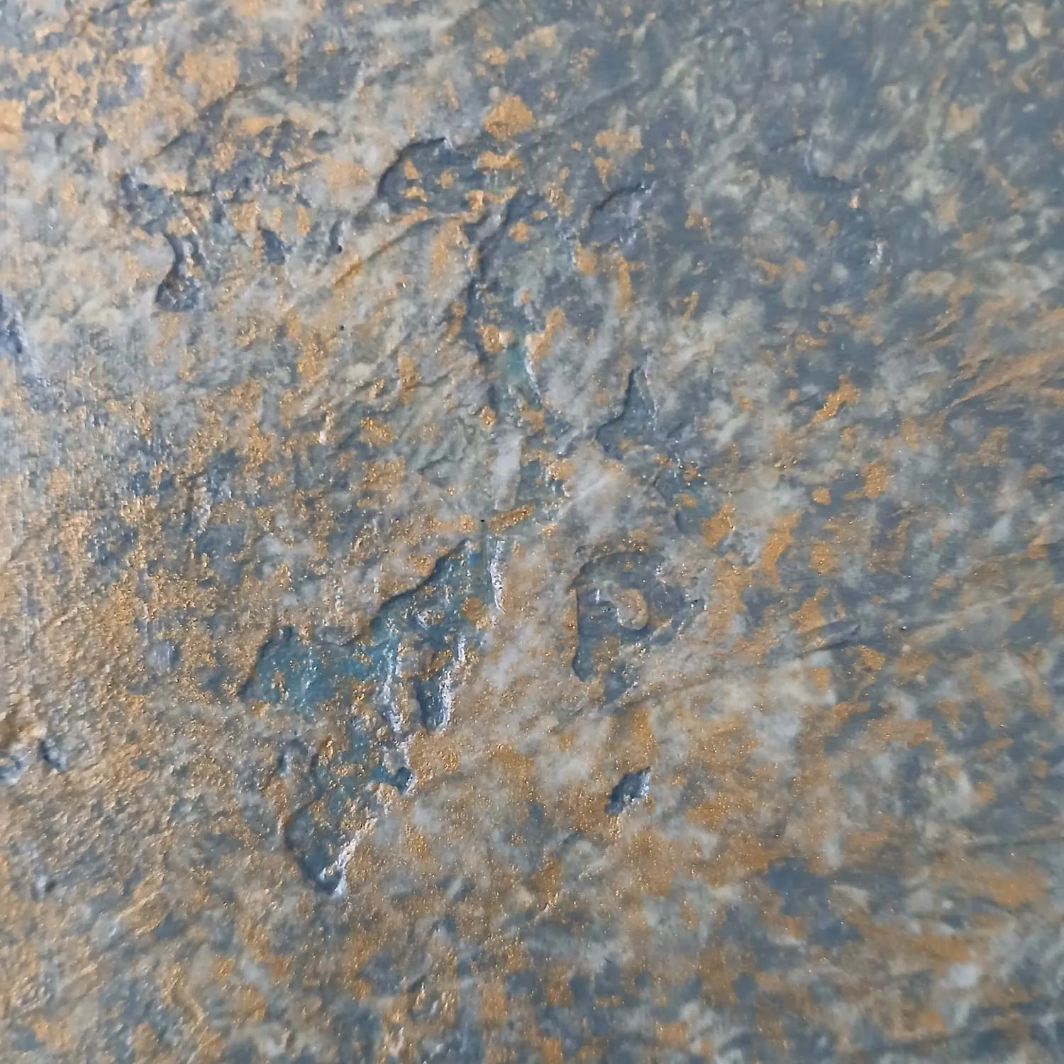 Tableau texturé Songe Doré détails 2