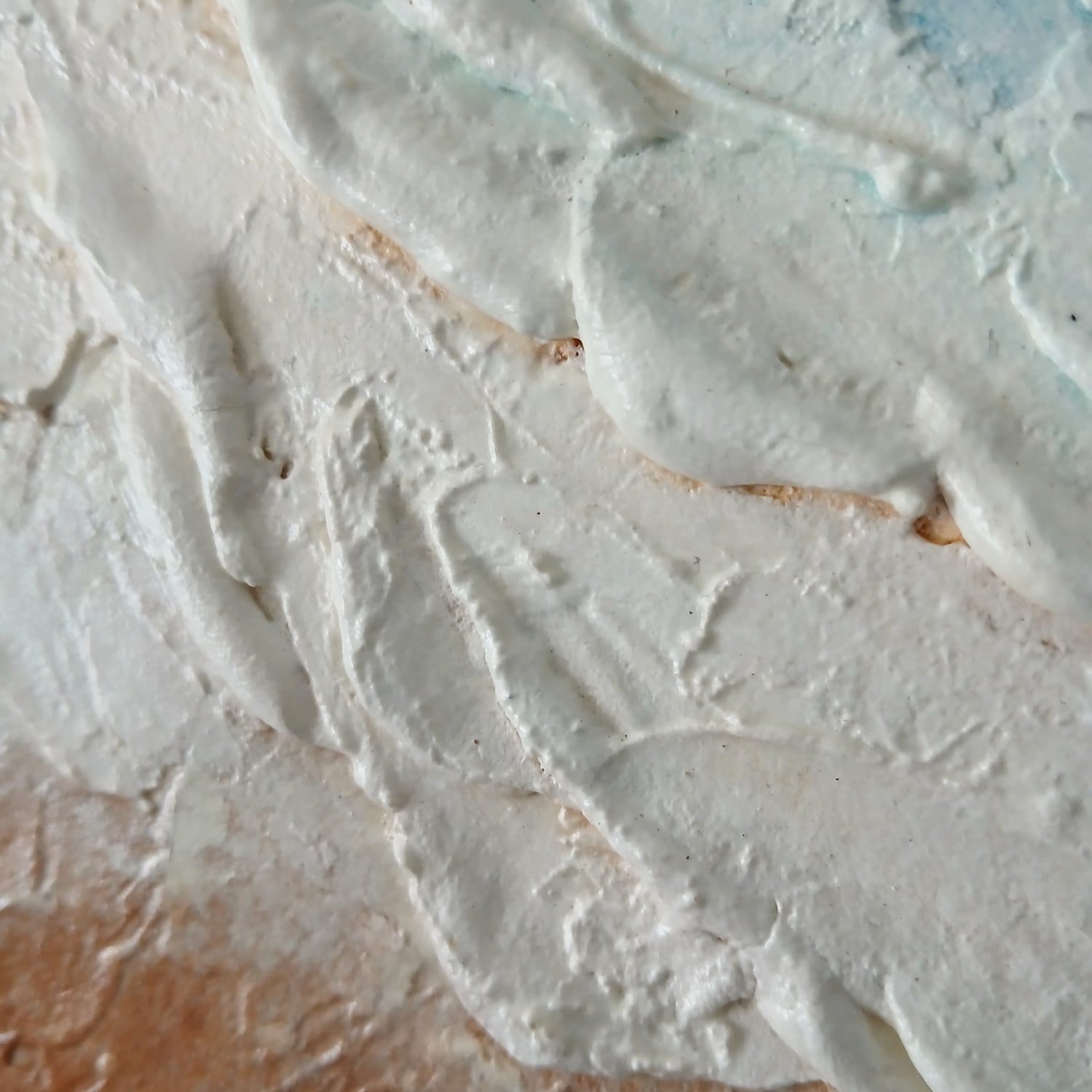 Tableau texturé Vague détails 1