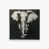 Tableau texture sagesse éléphant